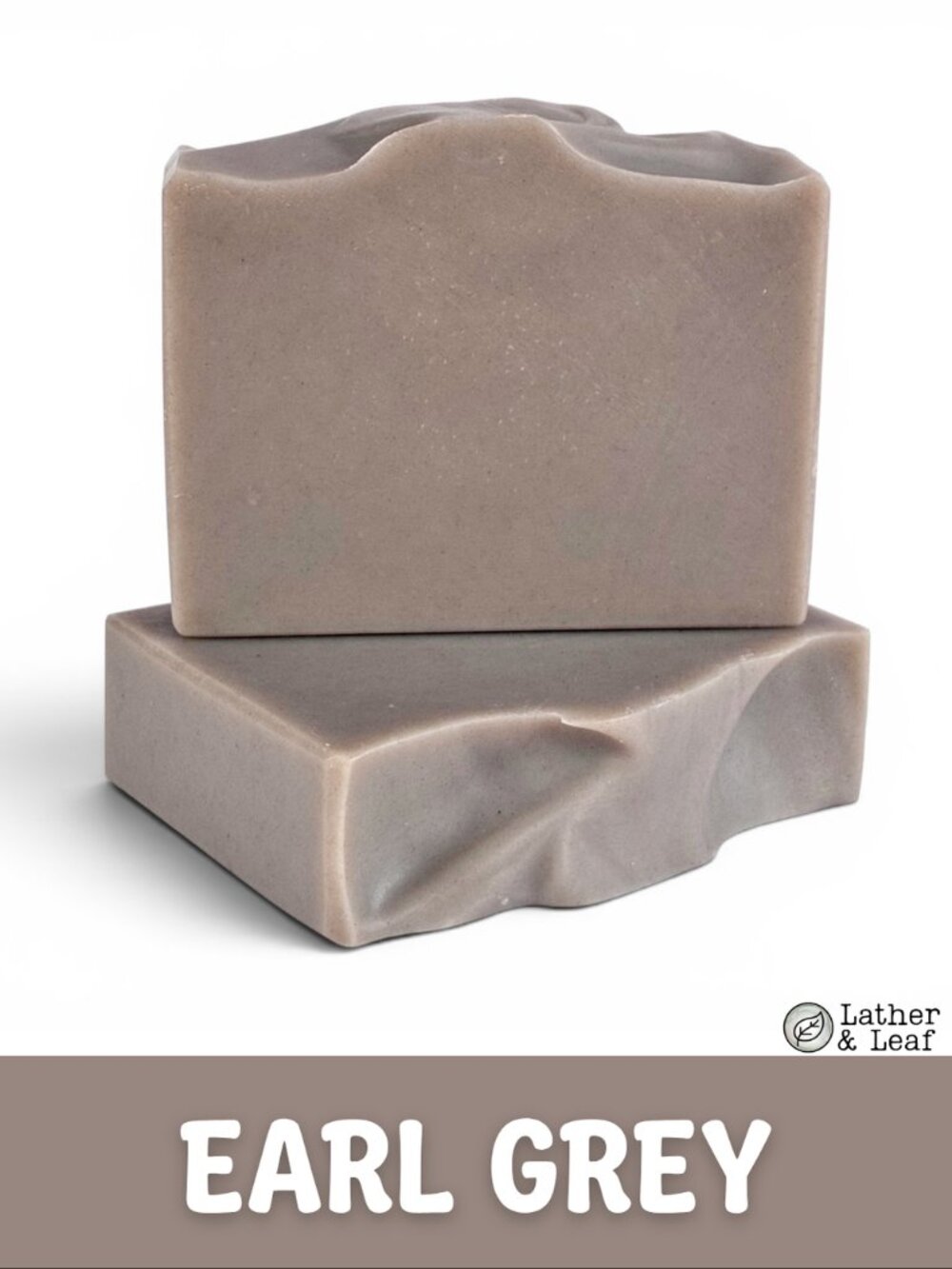 Earl Grey Cold Process Soap Natural Handcrafted Artisan Soap Bar